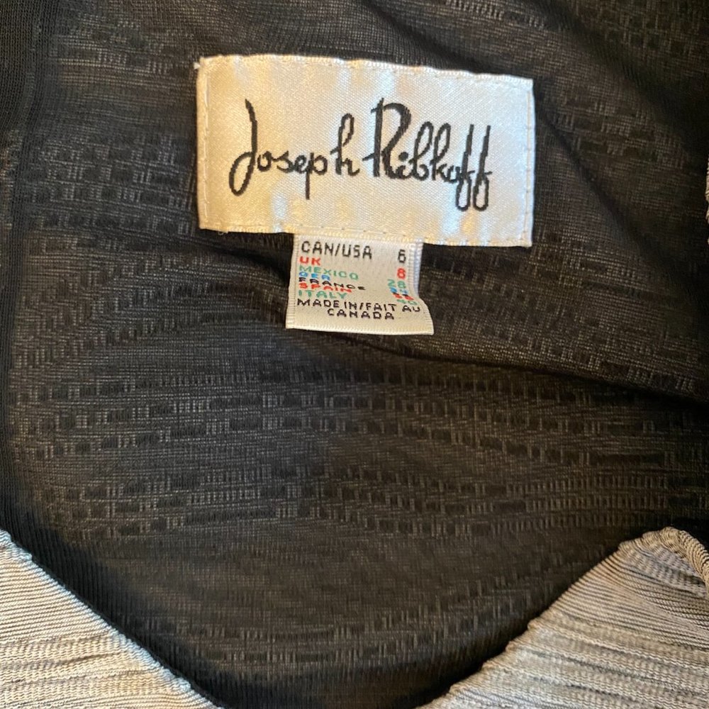 Joseph Ribkoff, size 6, gray and black